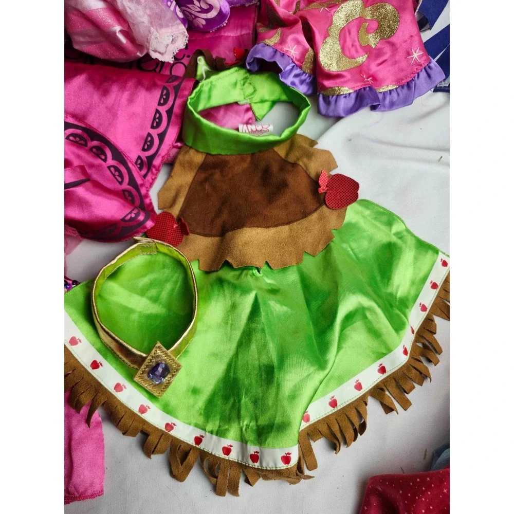 Build-A-Bear Workshop Clothing Lot Disney Princess Aurora My Little Pony 8pc